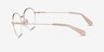 Swarovski SK1004 Pale Gold MétalMontures de lunettes de vue d'EyeBuyDirect, Vue de Côté