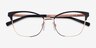 Michael Kors MK3012 Adrianna Iv Matte Black Rose Gold MetalEyeglass Frames from EyeBuyDirect, Closed View