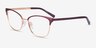 Michael Kors MK3012 Adrianna Iv Cordovan Rose Gold MetalEyeglass Frames from EyeBuyDirect, Angle View