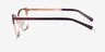 Michael Kors MK3012 Adrianna Iv Cordovan Rose Gold MetalEyeglass Frames from EyeBuyDirect, Side View