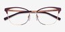 Michael Kors MK3012 Adrianna Iv Cordovan Rose Gold MetalEyeglass Frames from EyeBuyDirect, Closed View