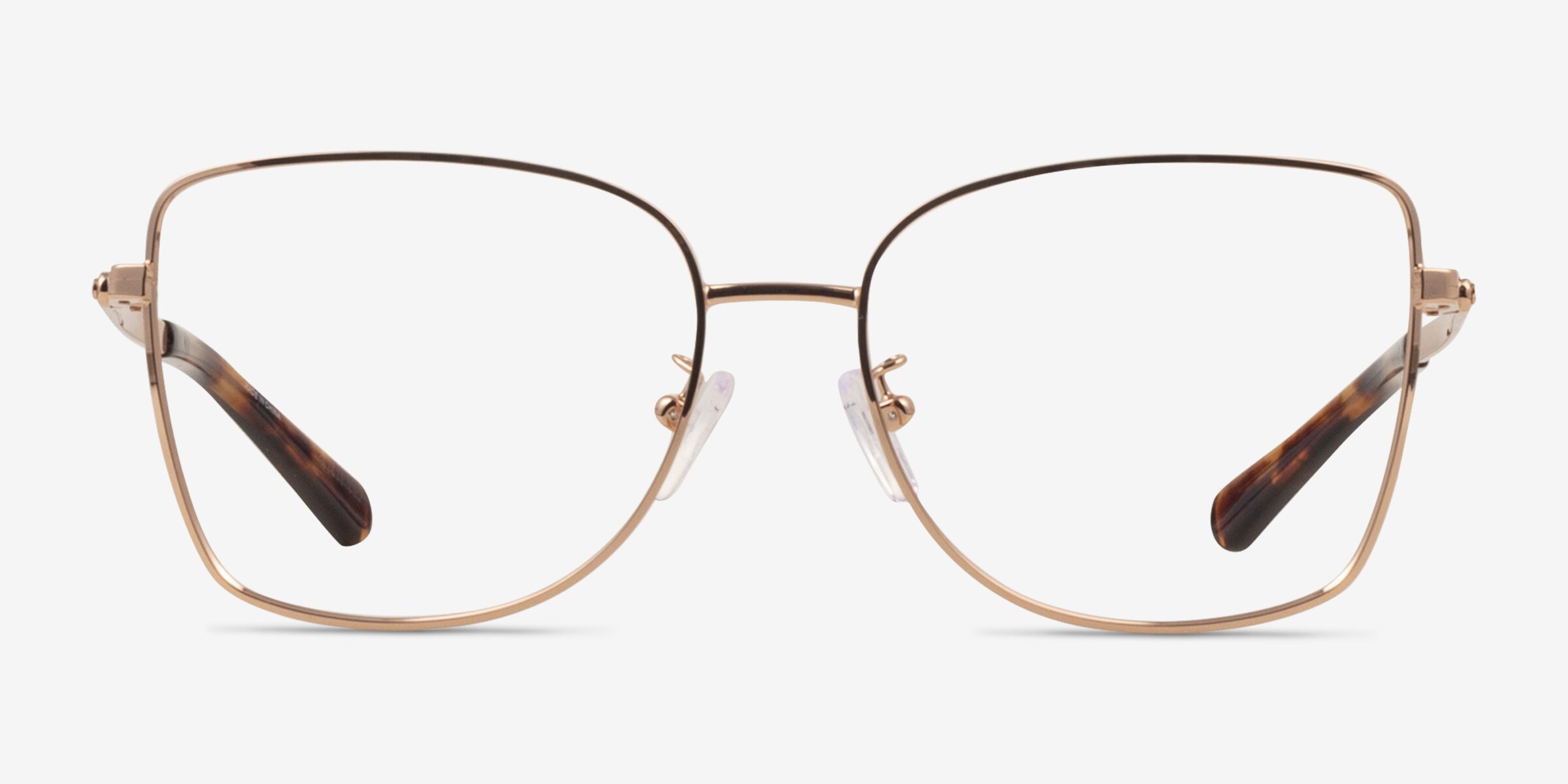 Michael Kors MK3035 Memphis - Square Rose Gold Frame Glasses For