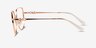 Michael Kors MK3062 Belleville Rose Gold MetalEyeglass Frames from EyeBuyDirect, Side View