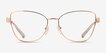 Michael Kors MK3085 Paris Rose Gold MetalEyeglass Frames from EyeBuyDirect, Front View