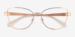 Michael Kors MK3085 Paris Rose Gold MetalEyeglass Frames from EyeBuyDirect, Closed View