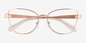 Michael Kors MK3085 Paris Or rose MétalMontures de lunettes de vue d'EyeBuyDirect, Vue Rapprochée