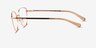 Michael Kors MK3030 Boena Visla Or rose MétalMontures de lunettes de vue d'EyeBuyDirect, Vue de Côté