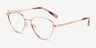 Michael Kors MK3070 Crested Butte Or rose MétalMontures de lunettes de vue d'EyeBuyDirect, Vue d'Angle