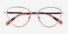Michael Kors MK3070 Crested Butte Or rose MétalMontures de lunettes de vue d'EyeBuyDirect, Vue Rapprochée