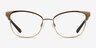 Michael Kors MK3012 Adrianna Iv Shiny Mink MétalMontures de lunettes de vue d'EyeBuyDirect, Vue de Face