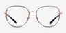 Michael Kors MK3062 Belleville Black Shiny MétalMontures de lunettes de vue d'EyeBuyDirect, Vue de Face