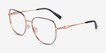 Michael Kors MK3062 Belleville Black Shiny MetalEyeglass Frames from EyeBuyDirect, Angle View