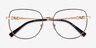 Michael Kors MK3062 Belleville Black Shiny MétalMontures de lunettes de vue d'EyeBuyDirect, Vue Rapprochée