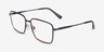Michael Kors MK3079 Meribel Shiny Black MétalMontures de lunettes de vue d'EyeBuyDirect, Vue d'Angle