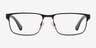 Emporio Armani EA1105 Matte Black MétalMontures de lunettes de vue d'EyeBuyDirect, Vue de Face