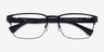 Emporio Armani EA1027 Matte Black MetalEyeglass Frames from EyeBuyDirect, Closed View