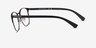 Emporio Armani EA1059 Matte Black MétalMontures de lunettes de vue d'EyeBuyDirect, Vue de Côté