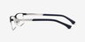 Emporio Armani EA1041 Rubber Blue MétalMontures de lunettes de vue d'EyeBuyDirect, Vue de Côté