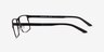 Emporio Armani EA1170 Matte Black MetalEyeglass Frames from EyeBuyDirect, Side View