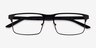 Emporio Armani EA1170 Matte Black MetalEyeglass Frames from EyeBuyDirect, Closed View