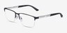 Emporio Armani EA1164 Matte Black MétalMontures de lunettes de vue d'EyeBuyDirect, Vue d'Angle