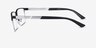 Emporio Armani EA1164 Matte Black MétalMontures de lunettes de vue d'EyeBuyDirect, Vue de Côté
