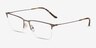 Emporio Armani EA1171 Matte Gunmetal MetalEyeglass Frames from EyeBuyDirect, Angle View