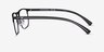 Emporio Armani EA1079 Rubber Black MétalMontures de lunettes de vue d'EyeBuyDirect, Vue de Côté