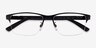 Emporio Armani EA1138 Matte Black MétalMontures de lunettes de vue d'EyeBuyDirect, Vue Rapprochée