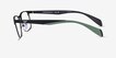 Emporio Armani EA1149 Matte Black MetalEyeglass Frames from EyeBuyDirect, Side View