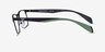 Emporio Armani EA1149 Matte Black MétalMontures de lunettes de vue d'EyeBuyDirect, Vue de Côté