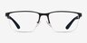 Emporio Armani EA1164 Matte Blue MétalMontures de lunettes de vue d'EyeBuyDirect, Vue de Face