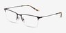 Emporio Armani EA1171 Matte Black MétalMontures de lunettes de vue d'EyeBuyDirect, Vue d'Angle
