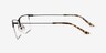 Emporio Armani EA1171 Matte Black MétalMontures de lunettes de vue d'EyeBuyDirect, Vue de Côté