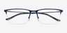 Emporio Armani EA1171 Matte Blue MétalMontures de lunettes de vue d'EyeBuyDirect, Vue Rapprochée