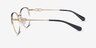 Emporio Armani EA1150 Shiny Pale Gold Black MétalMontures de lunettes de vue d'EyeBuyDirect, Vue de Côté