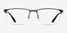 Emporio Armani EA1143 Matte Black MétalMontures de lunettes de vue d'EyeBuyDirect, Vue de Face