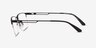 Emporio Armani EA1143 Matte Black MétalMontures de lunettes de vue d'EyeBuyDirect, Vue de Côté