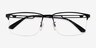 Emporio Armani EA1143 Matte Black MétalMontures de lunettes de vue d'EyeBuyDirect, Vue Rapprochée