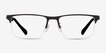 Emporio Armani EA1110D Rubber Black MetalEyeglass Frames from EyeBuyDirect, Front View