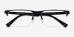 Emporio Armani EA1110D Rubber Black MetalEyeglass Frames from EyeBuyDirect, Closed View
