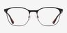 Emporio Armani EA1114 Matte Black MétalMontures de lunettes de vue d'EyeBuyDirect, Vue de Face