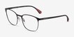 Emporio Armani EA1114 Matte Black MetalEyeglass Frames from EyeBuyDirect, Angle View