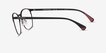 Emporio Armani EA1114 Matte Black MetalEyeglass Frames from EyeBuyDirect, Side View