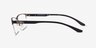 Emporio Armani EA1147 Matte Gunmetal Black MétalMontures de lunettes de vue d'EyeBuyDirect, Vue de Côté
