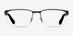 Emporio Armani EA1162 Matte Black MetalEyeglass Frames from EyeBuyDirect, Front View