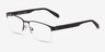 Emporio Armani EA1162 Matte Black MétalMontures de lunettes de vue d'EyeBuyDirect, Vue d'Angle