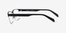 Emporio Armani EA1162 Matte Black MétalMontures de lunettes de vue d'EyeBuyDirect, Vue de Côté
