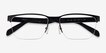 Emporio Armani EA1162 Matte Black MetalEyeglass Frames from EyeBuyDirect, Closed View