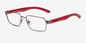 ARNETTE Greyscale Matte Gunmetal MétalMontures de lunettes de vue d'EyeBuyDirect, Vue d'Angle